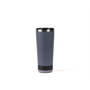 Grey Vibe 18oz Stainless Steel Tumbler with Flashlight Beacon